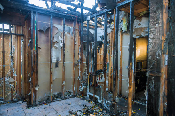 Professional Emergency Fire Cleanup technician working in Brookville, IN